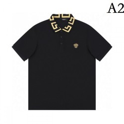 VERSACE short sleeve open collar 2023SS super cheap strongest sale