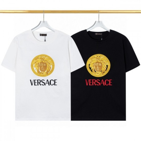 VERSACE Short-sleeved T-shirt 2023SS Spring Summer New VIP Discount VERSACE Short-sleeved T-shirt 2023SS Spring Summer New VIP Discount