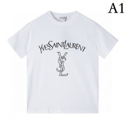 YSL Yves Saint Laurent Short Sleeve T-shirt 2023SS Charming