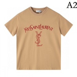 YSL Yves Saint Laurent Short Sleeve T-shirt 2023SS Charming