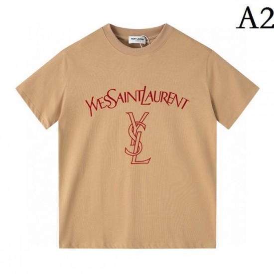 YSL Yves Saint Laurent Short Sleeve T-shirt 2023SS Charming YSL Yves Saint Laurent Short Sleeve T-shirt 2023SS Charming