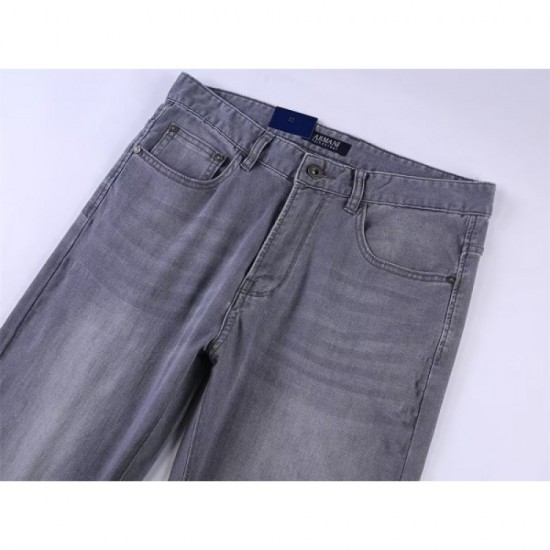 ARMANI Armani spring and summer season continuation trend new arrival 2023SS straight jeans ARMANI Armani spring and summer season continuation trend new arrival 2023SS straight jeans