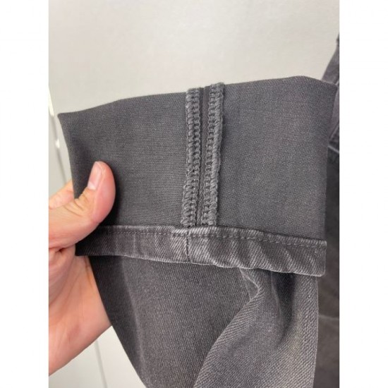 ARMANI Armani 2023FW Straight Jeans Popular New Logo Included ARMANI Armani 2023FW Straight Jeans Popular New Logo Included