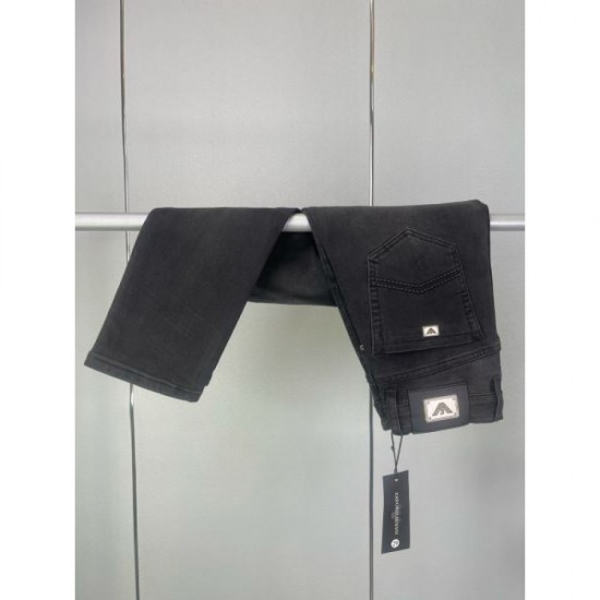 ARMANI Armani 2023FW Straight Jeans Popular New Logo Included ARMANI Armani 2023FW Straight Jeans Popular New Logo Included
