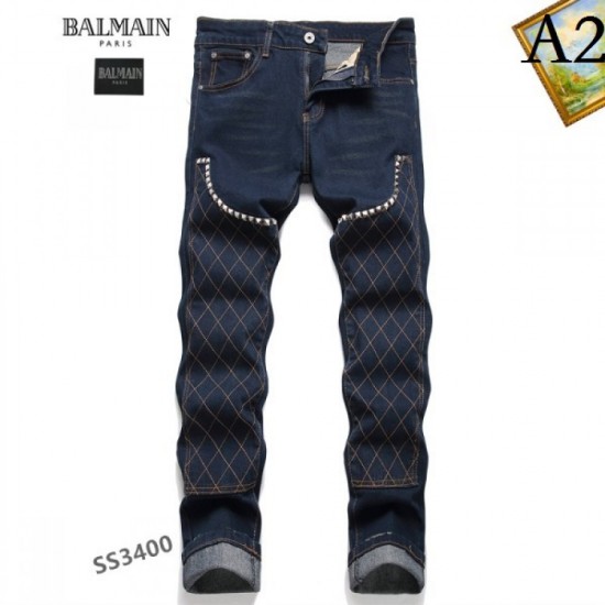 Enjoy 2023SS denim pants trendy coordination BALMAIN Balmain Enjoy 2023SS denim pants trendy coordination BALMAIN Balmain