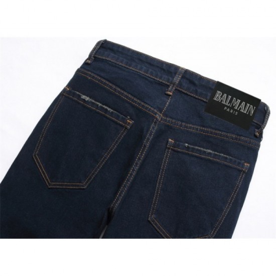 Enjoy 2023SS denim pants trendy coordination BALMAIN Balmain Enjoy 2023SS denim pants trendy coordination BALMAIN Balmain
