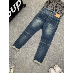 BALMAIN New summer 2023SS jeans that combine freshness and elegance