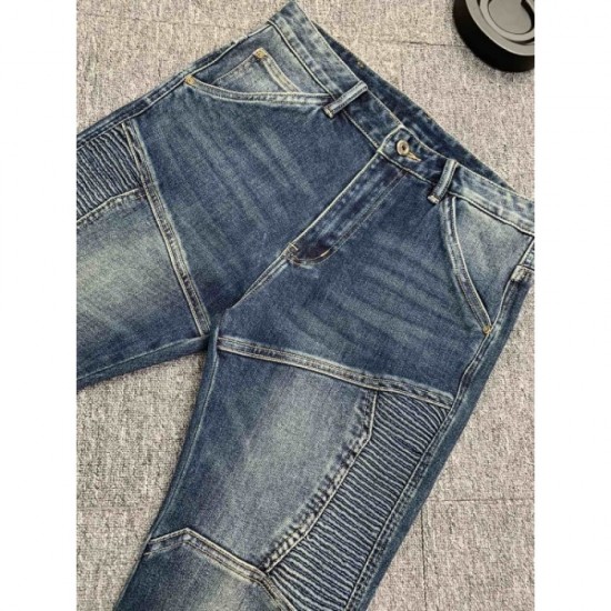 BALMAIN New summer 2023SS jeans that combine freshness and elegance BALMAIN New summer 2023SS jeans that combine freshness and elegance