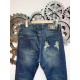 BURBERRY 2023FW Straight Jeans Retro Atmosphere BURBERRY 2023FW Straight Jeans Retro Atmosphere