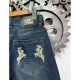 BURBERRY 2023FW Straight Jeans Retro Atmosphere BURBERRY 2023FW Straight Jeans Retro Atmosphere