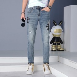 2023SS denim pants fashionable must-see CHROME HEARTS Chrome Hearts