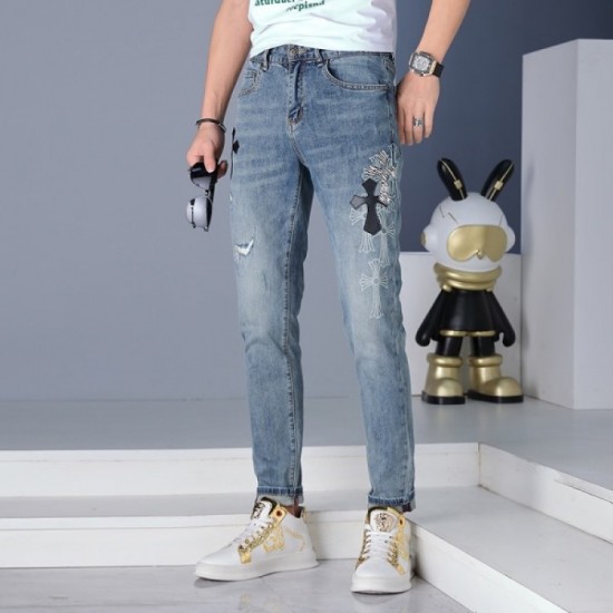 2023SS denim pants fashionable must-see CHROME HEARTS Chrome Hearts 2023SS denim pants fashionable must-see CHROME HEARTS Chrome Hearts