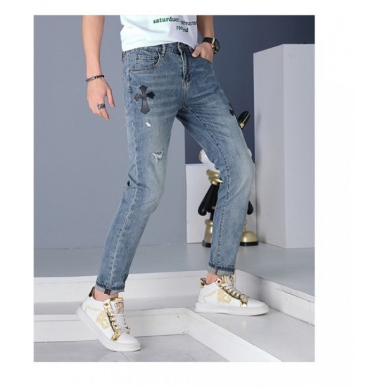 2023SS denim pants fashionable must-see CHROME HEARTS Chrome Hearts 2023SS denim pants fashionable must-see CHROME HEARTS Chrome Hearts