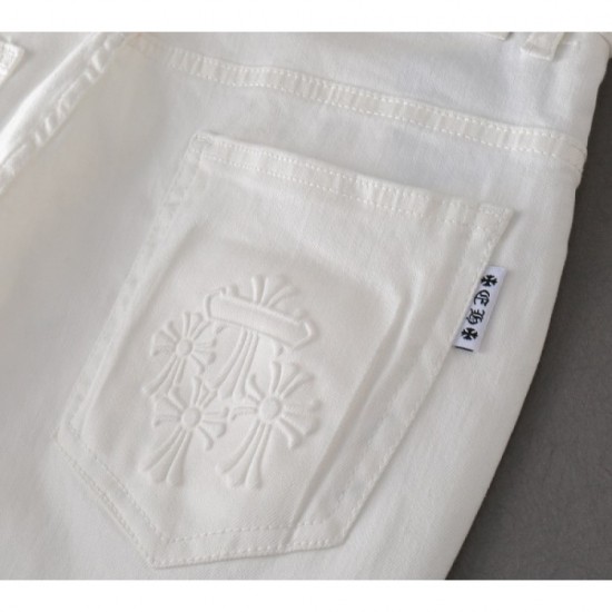 CHROME HEARTS Chrome Hearts Popular Boiling Item 2023SS Jeans CHROME HEARTS Chrome Hearts Popular Boiling Item 2023SS Jeans