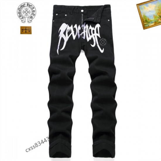 CHROME HEARTS 2023FW jeans, extremely comfortable to wear CHROME HEARTS 2023FW jeans, extremely comfortable to wear
