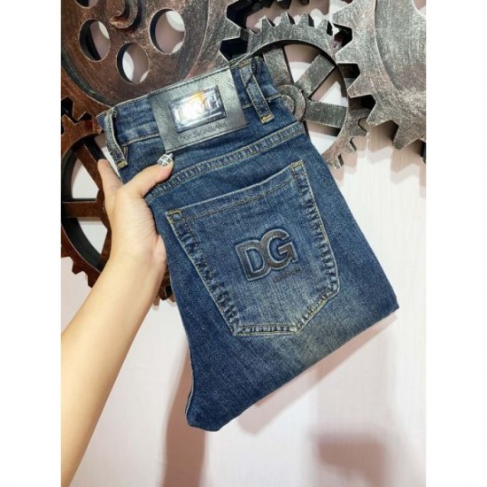DOLCE & GABBANA Dolce & Gabbana 2023FW Straight Jeans Excellent breathability DOLCE & GABBANA Dolce & Gabbana 2023FW Straight Jeans Excellent breathability