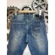 DOLCE & GABBANA Dolce & Gabbana 2023FW Straight Jeans Excellent breathability DOLCE & GABBANA Dolce & Gabbana 2023FW Straight Jeans Excellent breathability