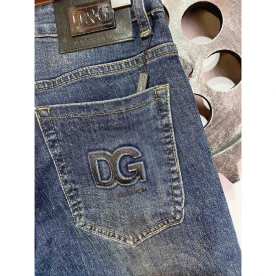DOLCE & GABBANA Dolce & Gabbana 2023FW Straight Jeans Excellent breathability DOLCE & GABBANA Dolce & Gabbana 2023FW Straight Jeans Excellent breathability