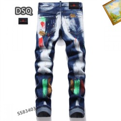 2023SS denim pants chic color DSQUARED2