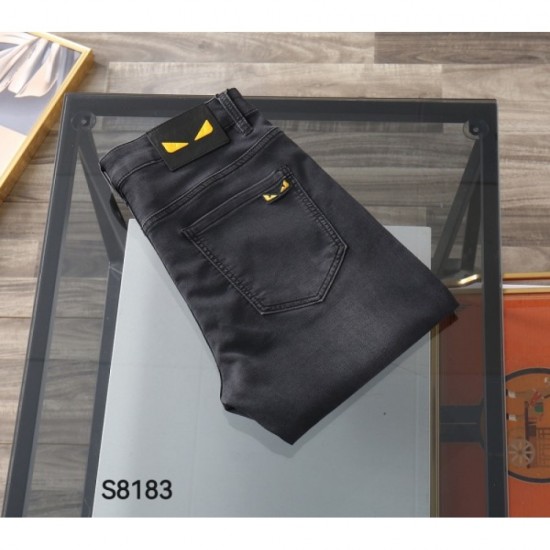 2023SS denim pants classic street style FENDI Fendi 2023SS denim pants classic street style FENDI Fendi