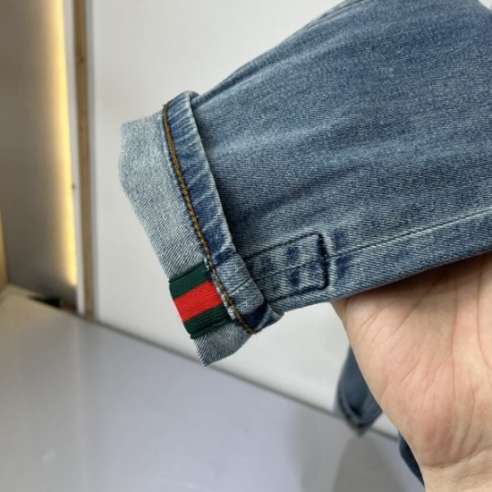 2023SS Denim Pants Fashionable style is also this season GUCCI Gucci 2023SS Denim Pants Fashionable style is also this season GUCCI Gucci