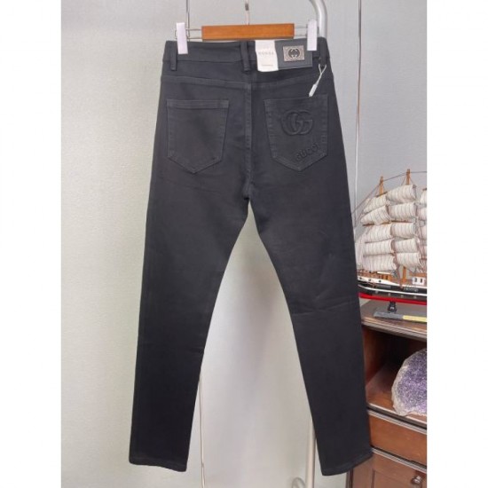 GUCCI Gucci 2023FW Straight Jeans Especially popular and elegant Sold out immediately GUCCI Gucci 2023FW Straight Jeans Especially popular and elegant Sold out immediately