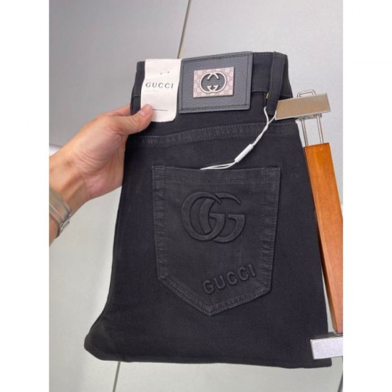 GUCCI Gucci 2023FW Straight Jeans Especially popular and elegant Sold out immediately GUCCI Gucci 2023FW Straight Jeans Especially popular and elegant Sold out immediately