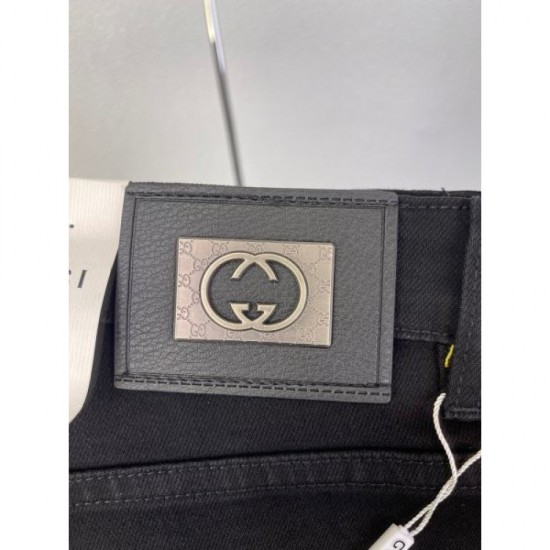 GUCCI Gucci 2023FW Straight Jeans Especially popular and elegant Sold out immediately GUCCI Gucci 2023FW Straight Jeans Especially popular and elegant Sold out immediately