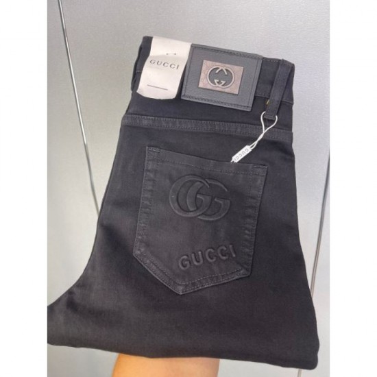 GUCCI Gucci 2023FW Straight Jeans Especially popular and elegant Sold out immediately GUCCI Gucci 2023FW Straight Jeans Especially popular and elegant Sold out immediately