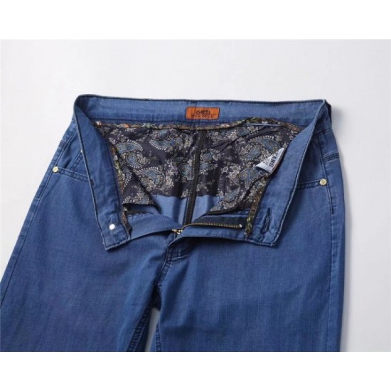 HERMES Hermes 2023 popular straight jeans HERMES Hermes 2023 popular straight jeans