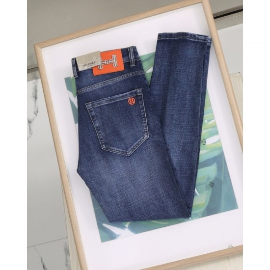 HERMES Hermes 2023FW jeans classic street style HERMES Hermes 2023FW jeans classic street style