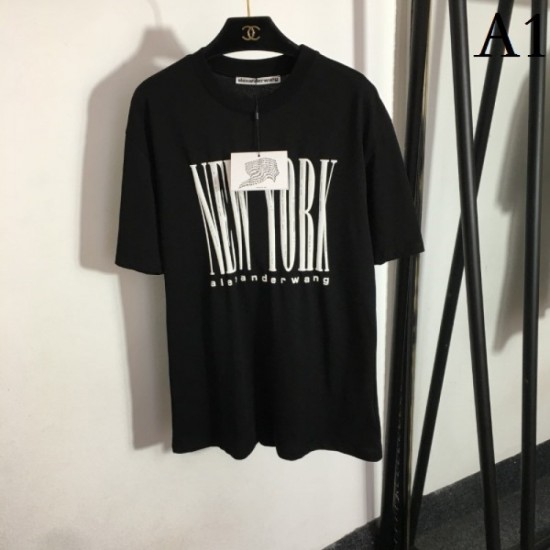 ALEXANDER WANG Alexander Wang Unique Brand 2023SS Short Sleeve T-shirt ALEXANDER WANG Alexander Wang Unique Brand 2023SS Short Sleeve T-shirt