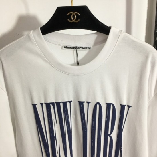 ALEXANDER WANG Alexander Wang Unique Brand 2023SS Short Sleeve T-shirt ALEXANDER WANG Alexander Wang Unique Brand 2023SS Short Sleeve T-shirt