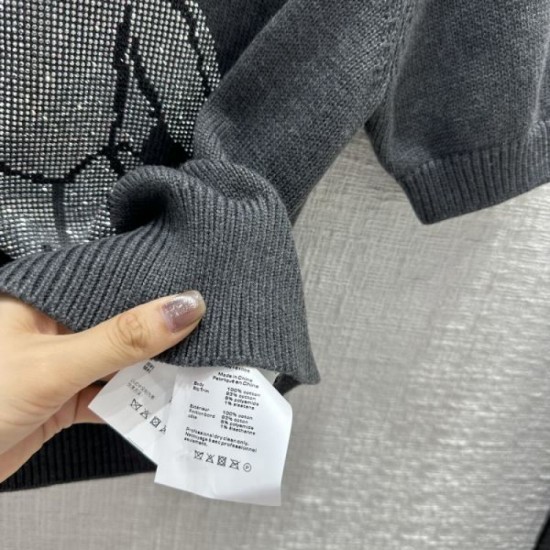 2023FW Short sleeve knit sweater ALEXANDER WANG Standard design 2023FW Short sleeve knit sweater ALEXANDER WANG Standard design