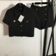 BALMAIN This is perfect 2023SS short sleeve coat + high waist pants 2 piece set up BALMAIN This is perfect 2023SS short sleeve coat + high waist pants 2 piece set up