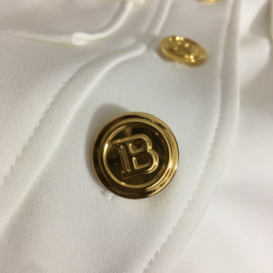 BALMAIN This is perfect 2023SS short sleeve coat + high waist pants 2 piece set up BALMAIN This is perfect 2023SS short sleeve coat + high waist pants 2 piece set up