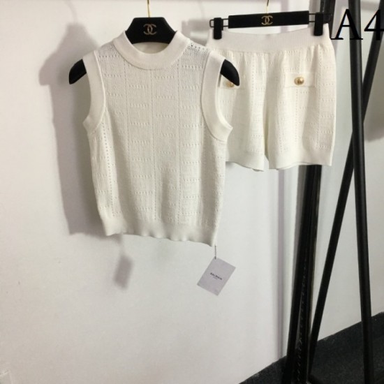 BALMAIN Balmain 2023SS top and bottom set Items that bring out the texture BALMAIN Balmain 2023SS top and bottom set Items that bring out the texture