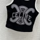 CELINE Celine cute sold out guaranteed popular 2023SS printed waistcoat CELINE Celine cute sold out guaranteed popular 2023SS printed waistcoat