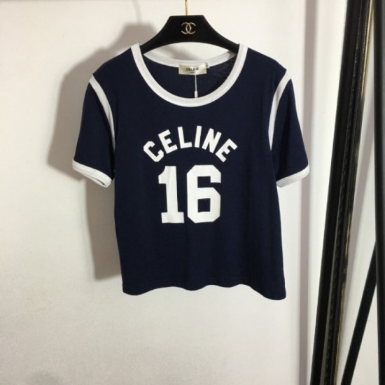 CELINE Celine 2023SS short sleeve T-shirt, perfect color for early spring CELINE Celine 2023SS short sleeve T-shirt, perfect color for early spring