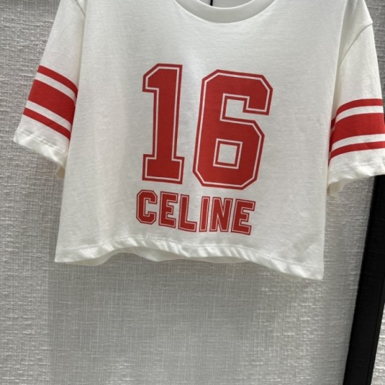 CELINE Celine New Sale Price 2023SS Short Sleeve T-shirt CELINE Celine New Sale Price 2023SS Short Sleeve T-shirt
