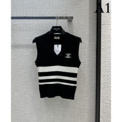 CELINE Celine Rare! 2023SS Knit Vest Limited to handling stores