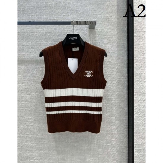 CELINE Celine Rare! 2023SS Knit Vest Limited to handling stores CELINE Celine Rare! 2023SS Knit Vest Limited to handling stores