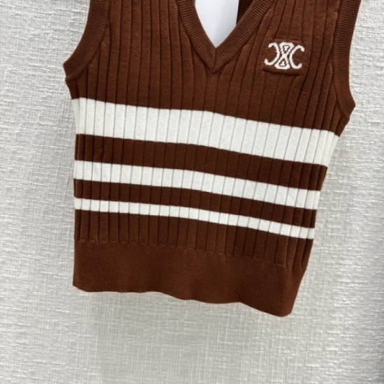 CELINE Celine Rare! 2023SS Knit Vest Limited to handling stores CELINE Celine Rare! 2023SS Knit Vest Limited to handling stores