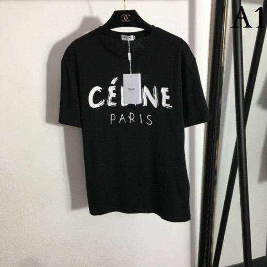 CELINE Celine New 2023SS short sleeve T-shirt that is extremely popular CELINE Celine New 2023SS short sleeve T-shirt that is extremely popular