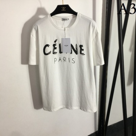 CELINE Celine New 2023SS short sleeve T-shirt that is extremely popular CELINE Celine New 2023SS short sleeve T-shirt that is extremely popular