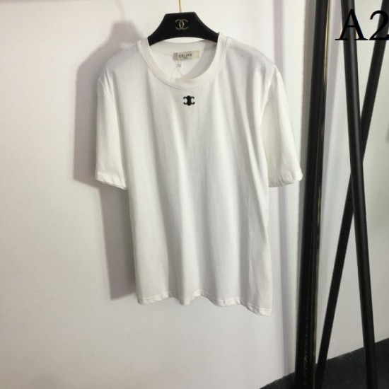 New summer short-sleeved T-shirt 2023SS CELINE Celine New summer short-sleeved T-shirt 2023SS CELINE Celine