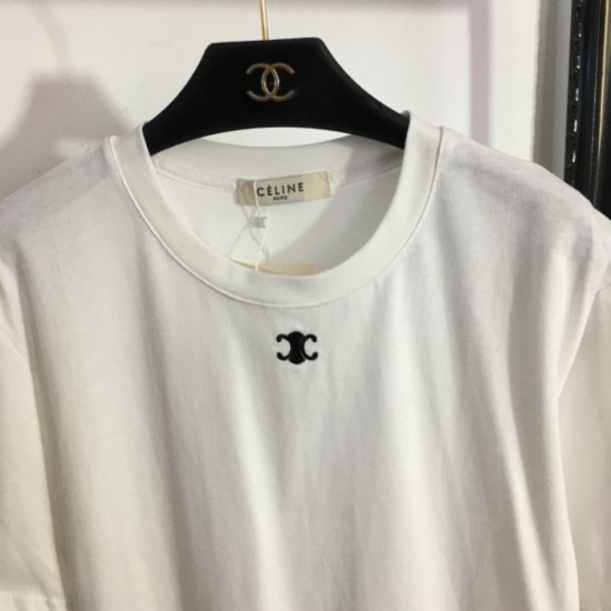 New summer short-sleeved T-shirt 2023SS CELINE Celine New summer short-sleeved T-shirt 2023SS CELINE Celine