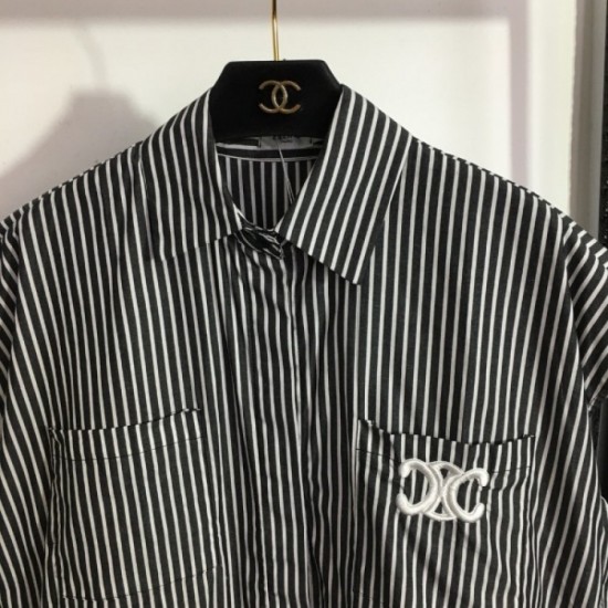 CELINE Celine 2023SS short sleeve latest fashionable logo CELINE Celine 2023SS short sleeve latest fashionable logo
