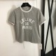 CELINE Celine 2023SS short-sleeved T-shirt Simple and mature impression is wonderful CELINE Celine 2023SS short-sleeved T-shirt Simple and mature impression is wonderful