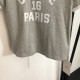 CELINE Celine 2023SS short-sleeved T-shirt Simple and mature impression is wonderful CELINE Celine 2023SS short-sleeved T-shirt Simple and mature impression is wonderful